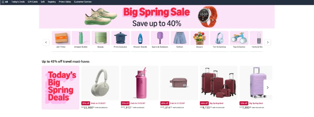 e-commerce Merchandising during sales period